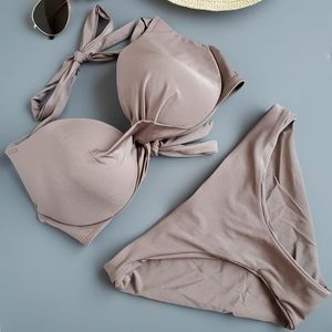 H&M Taupe Bikini